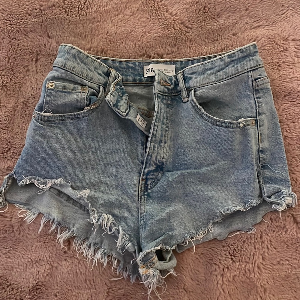 Zara denim shorts